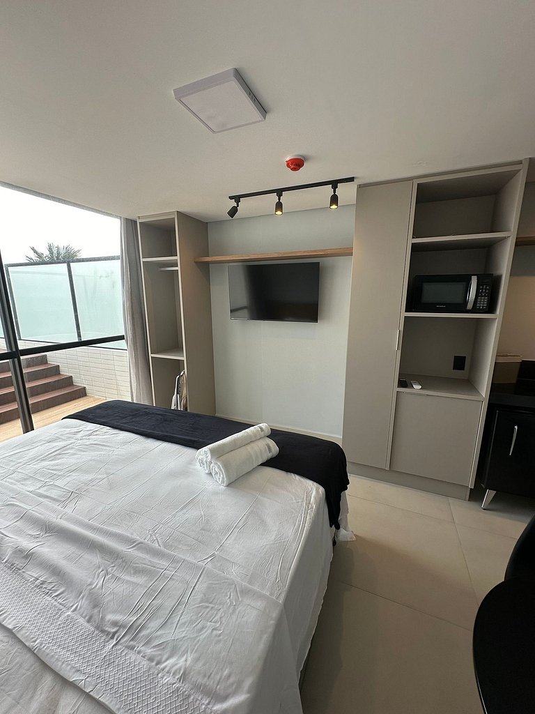 Vista mar jacuzzi em manutenção