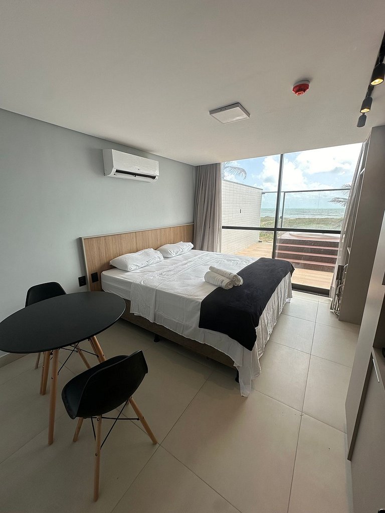 Vista mar jacuzzi em manutenção